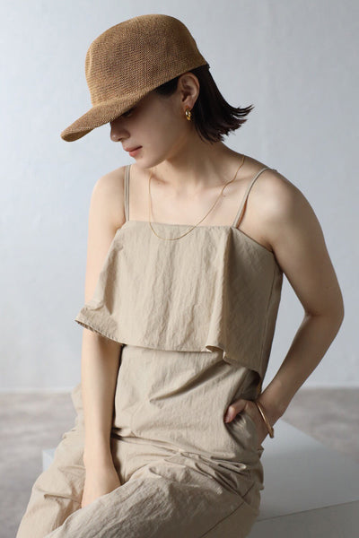 Sun Protection Straw Baseball Cap - 3 Colors Available