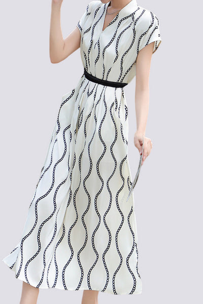 Short-Sleeve Fashionable Dress