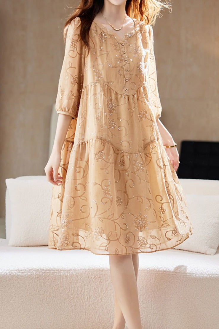 Elegant Sequined Dress