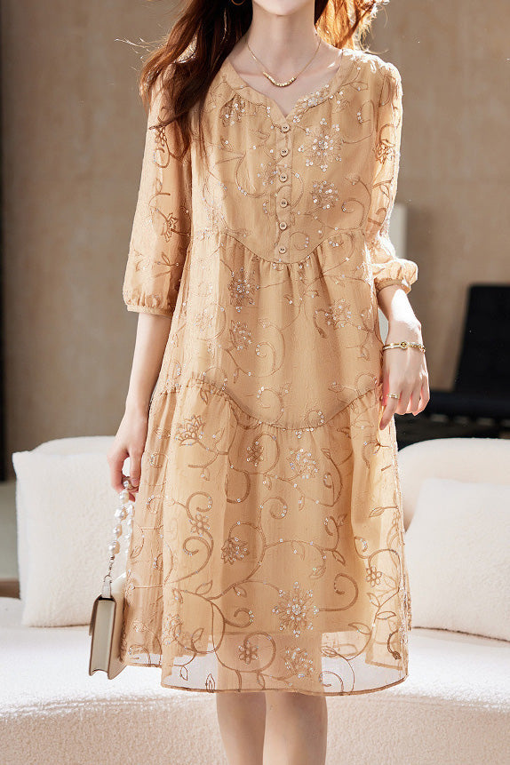 Elegant Sequined Dress