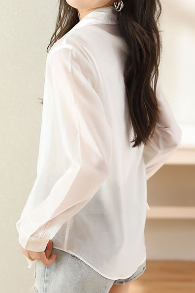 Casual Sheer Sun Protection Shirt - 2 Colors Available