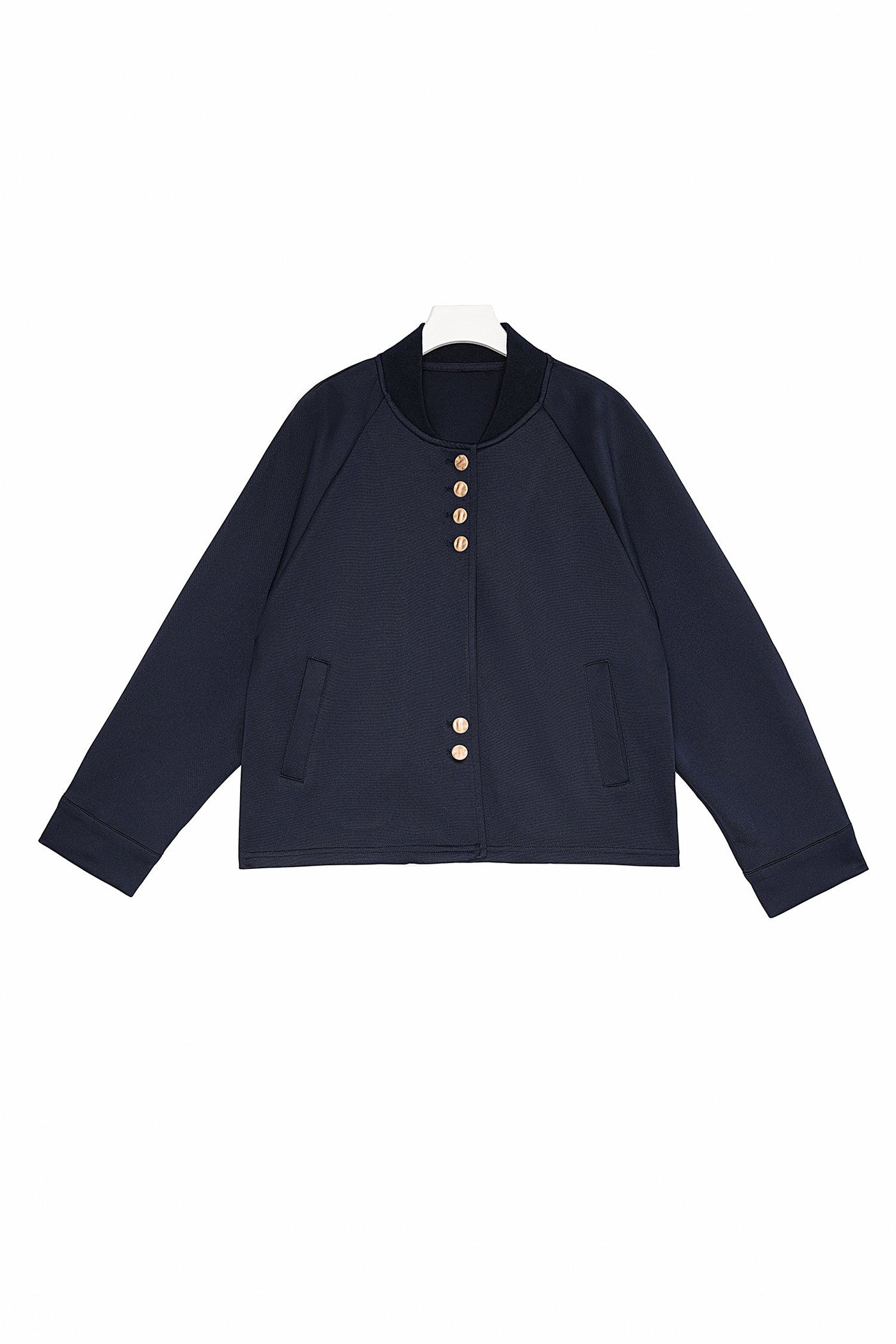 Baseball Collar Raglan Sleeve Sukajan
