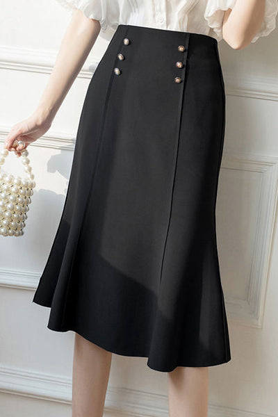 Elegant Office-Ready High-Waist Mermaid Skirt