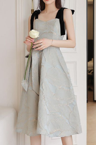 French-style elegant slip evening dress