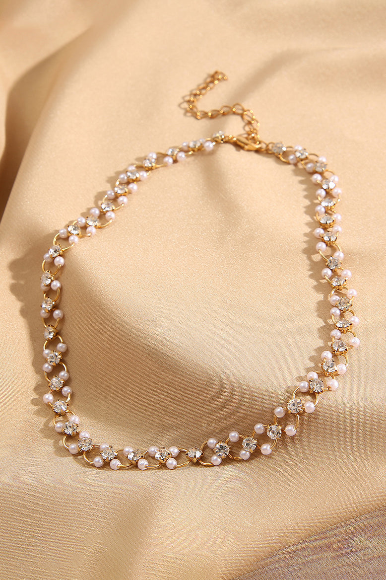 Pearl Bijou Decor Necklace