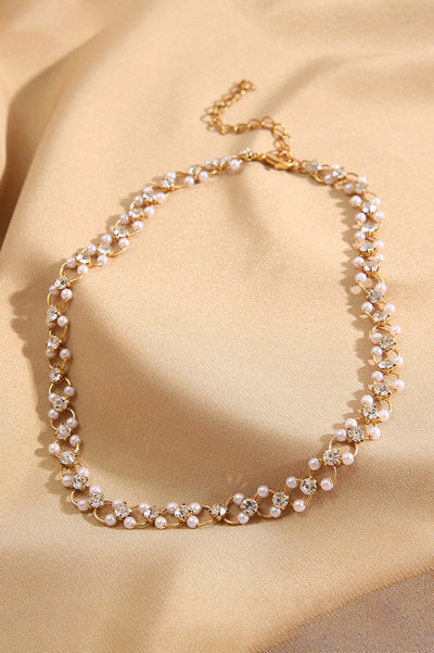Pearl Bijou Decor Necklace