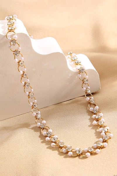 Pearl Bijou Decor Necklace