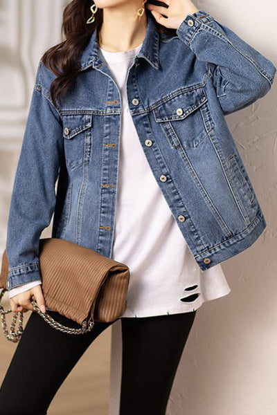 Early Autumn Casual Versatile Denim Jacket