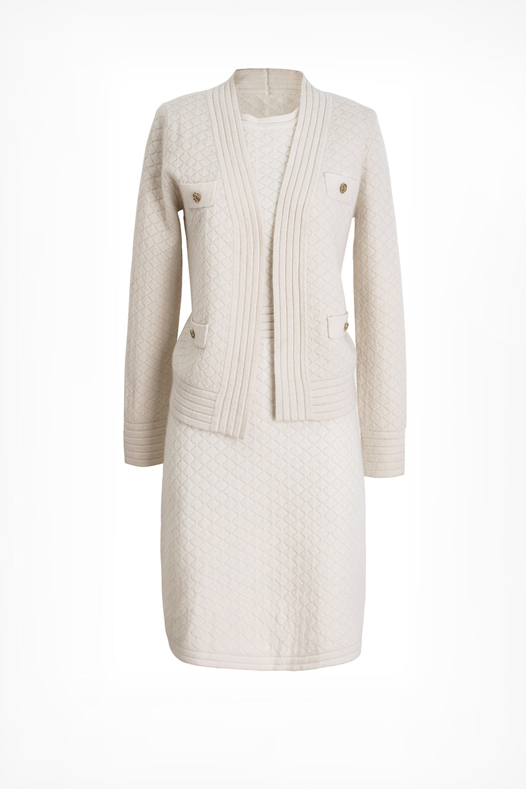Elegant Knit Sweater and Dress Set