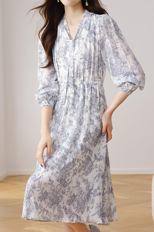 Floral Vintage French Dress