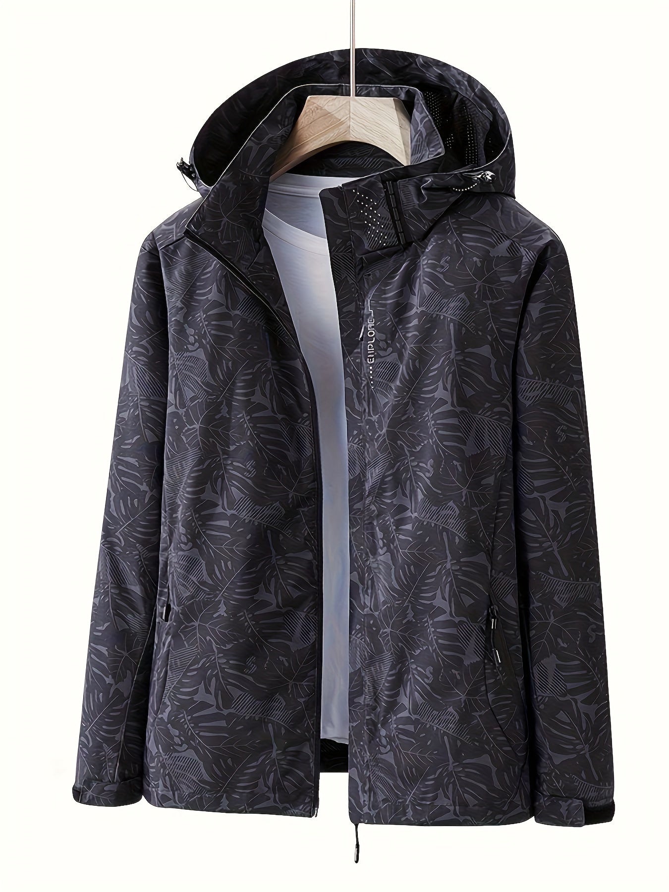 Jasmine | Leaf Printed Windproof Jacket