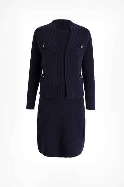 Elegant Knit Sweater and Dress Set
