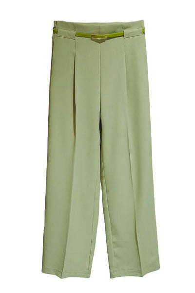 Tuck-In Belted Maxi Tapered Pants - 4 Colors Available