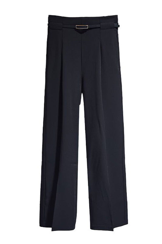 Tuck-In Belted Maxi Tapered Pants - 4 Colors Available