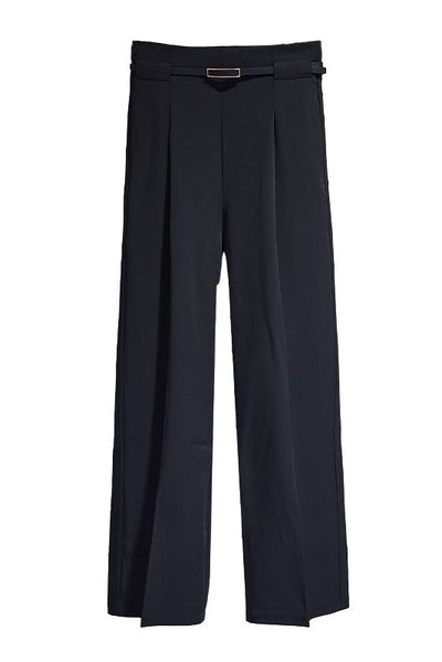 Tuck-In Belted Maxi Tapered Pants - 4 Colors Available