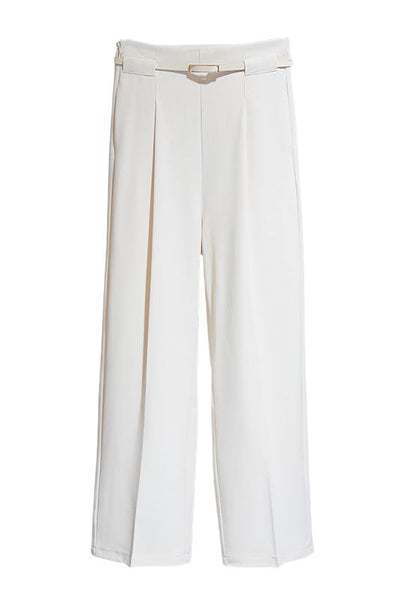 Tuck-In Belted Maxi Tapered Pants - 4 Colors Available