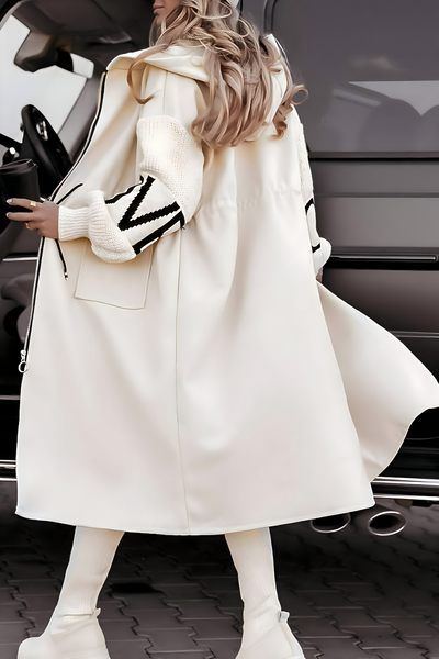 Romina | Elegant Hooded Coatigan
