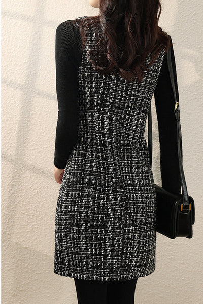 Elegant Suspender Dress