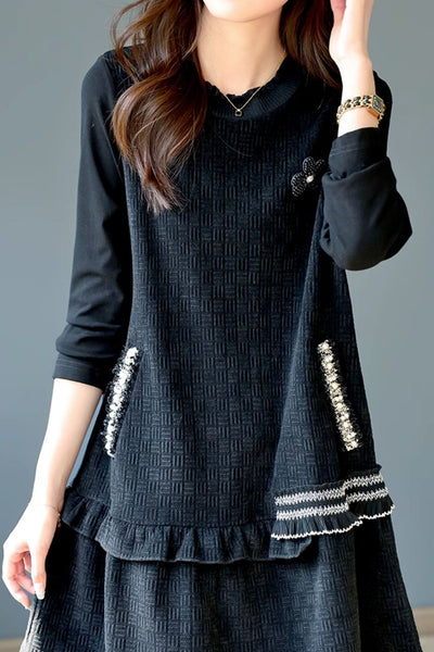 Elegant pearl beaded dress