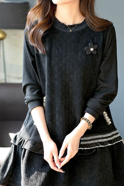 Elegant pearl beaded dress