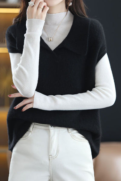 Loose vest sleeveless jacket