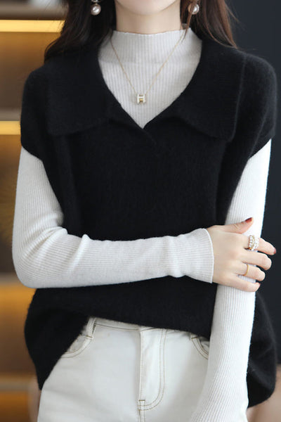 Loose vest sleeveless jacket