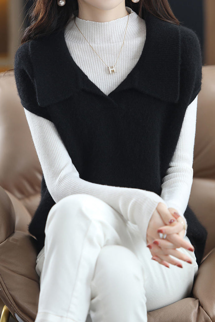 Loose vest sleeveless jacket