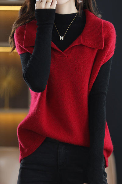 Loose vest sleeveless jacket