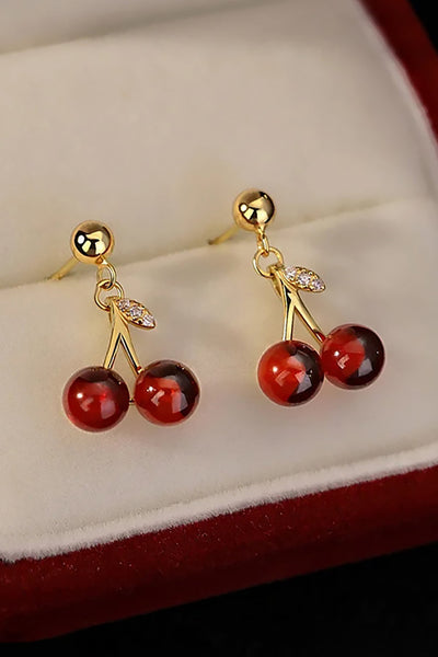 Red Cherry Earrings