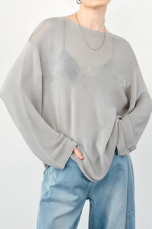 Solid Color Lazy Knitted Sweater