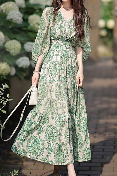 Floral Chiffon Dress