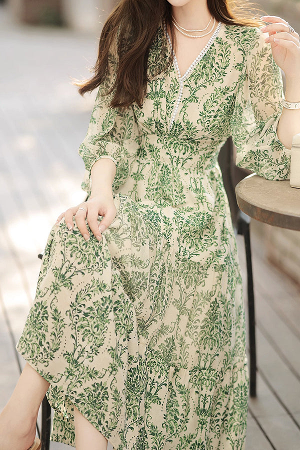 Floral Chiffon Dress