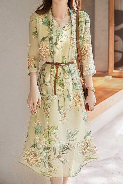 Elegant Floral Dress