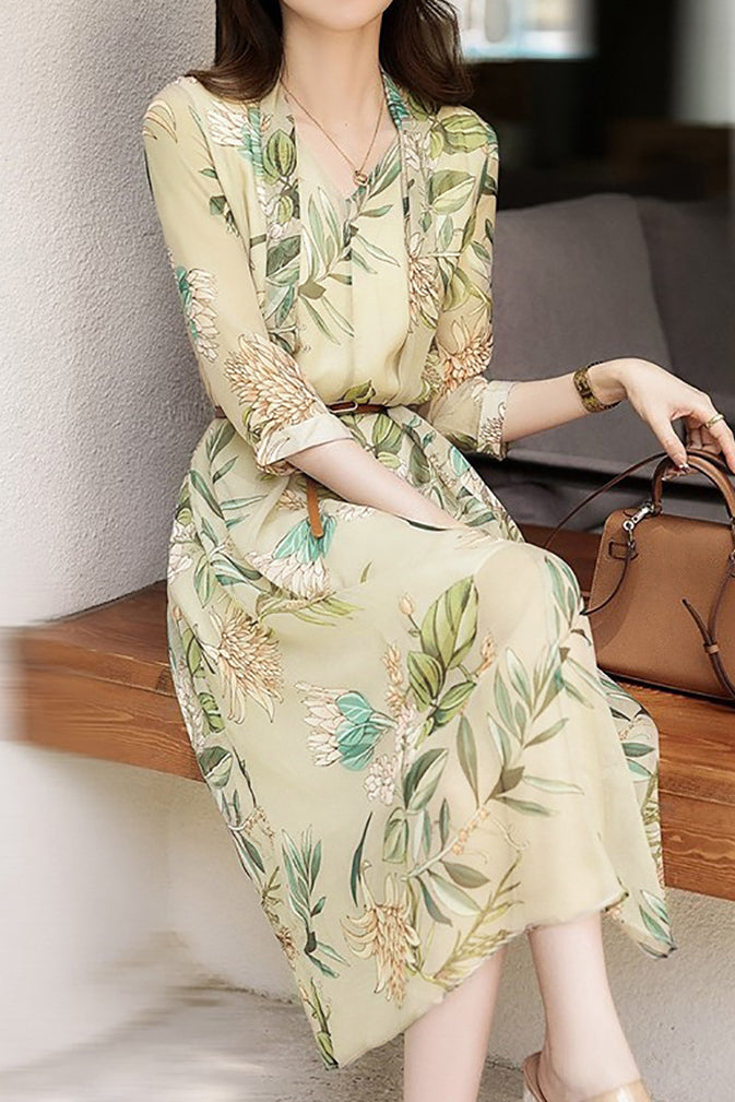 Elegant Floral Dress