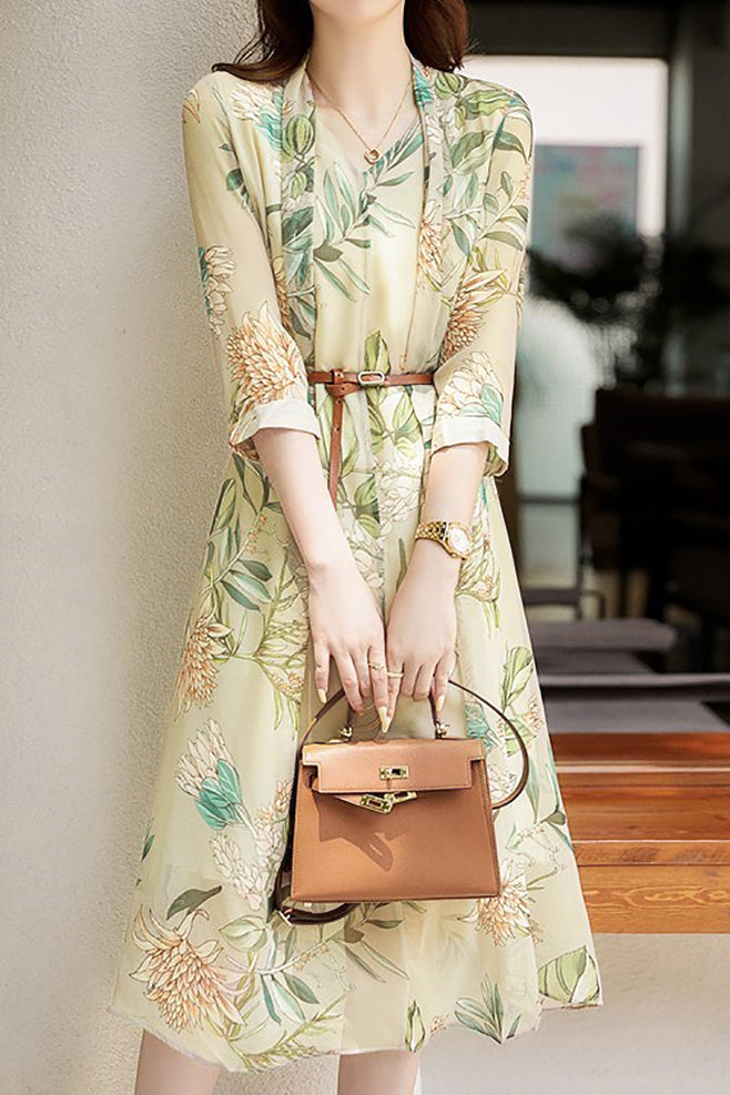 Elegant Floral Dress