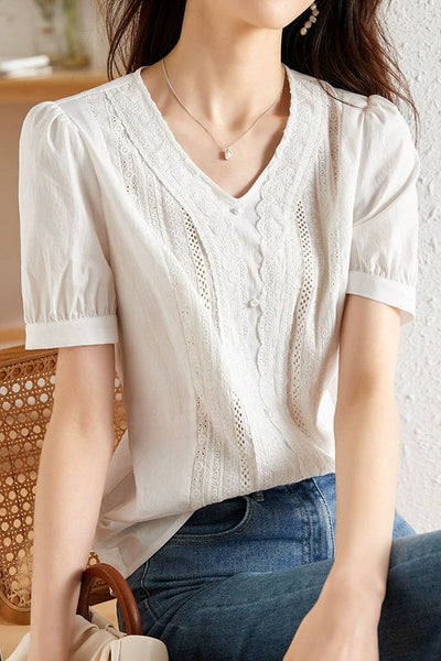 Lace Trim Shirt