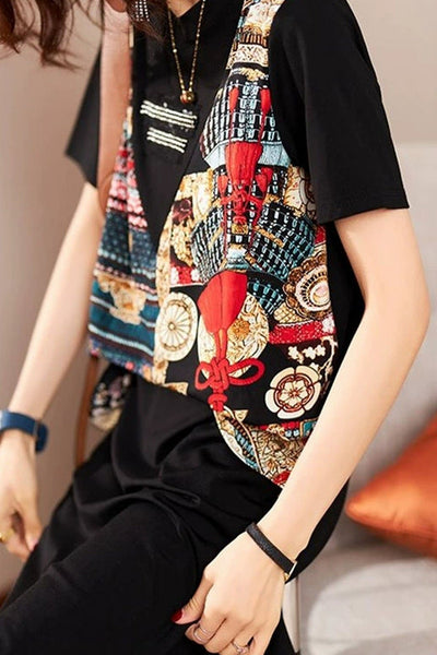 Stylish Fake Two-piece Dress