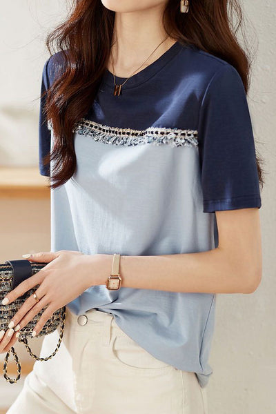 Versatile Tweed-style T-shirt