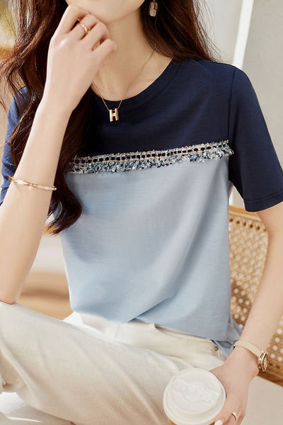Versatile Tweed-style T-shirt