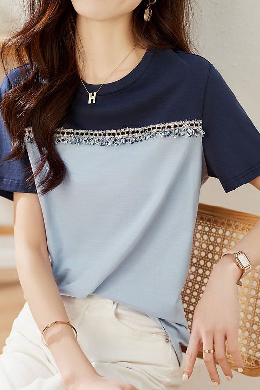 Versatile Tweed-style T-shirt