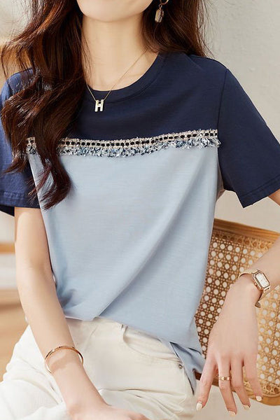Versatile Tweed-style T-shirt