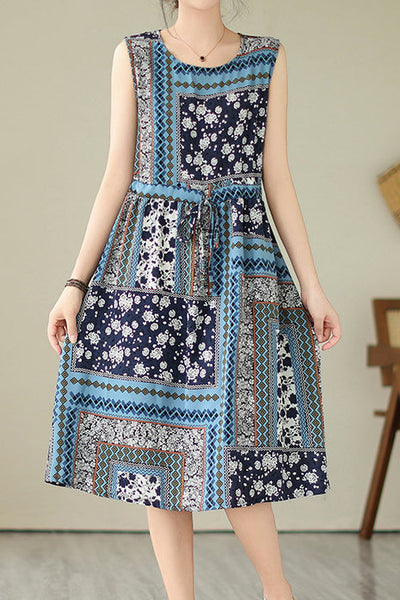 Printed Tank Dress