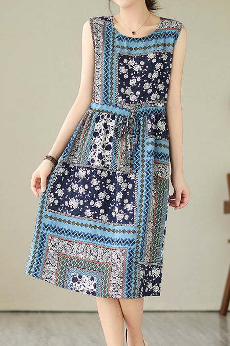 Printed Tank Dress