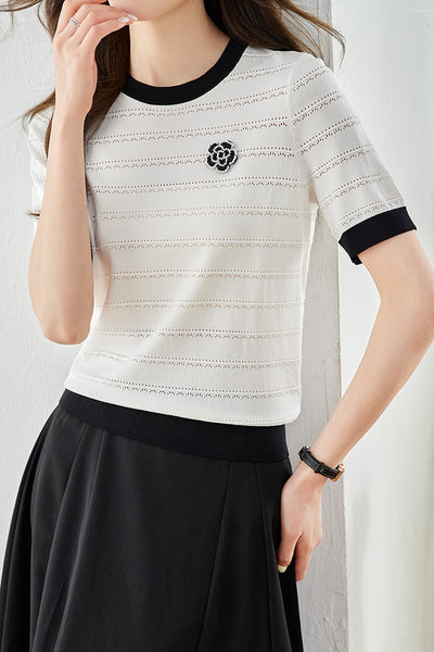Casual Hollow Knit