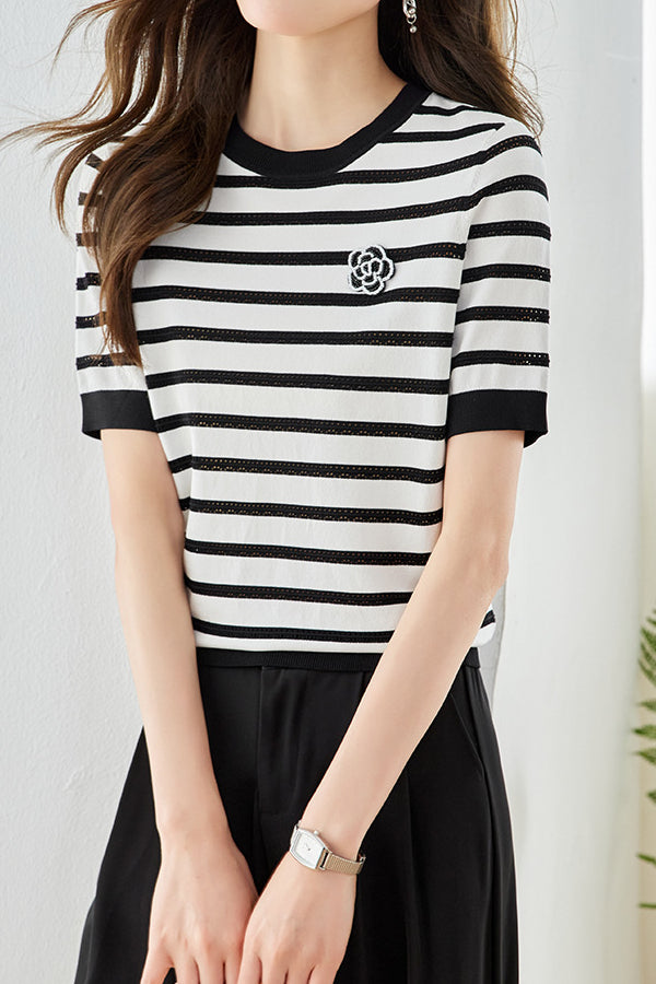 Casual Hollow Knit