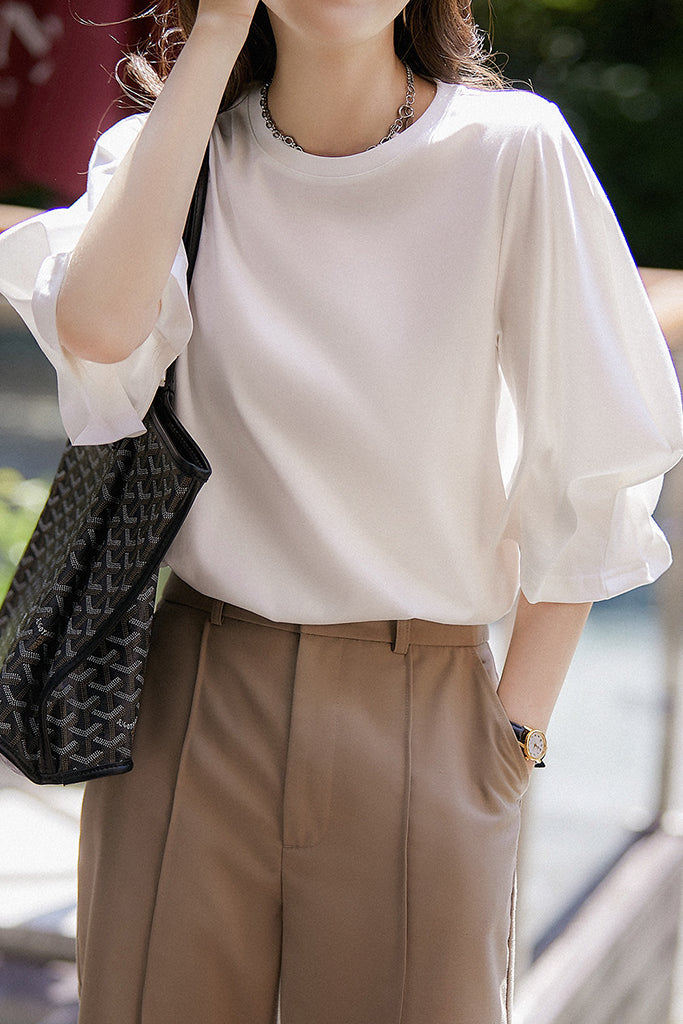 Designer Puff Sleeve T-Shirt