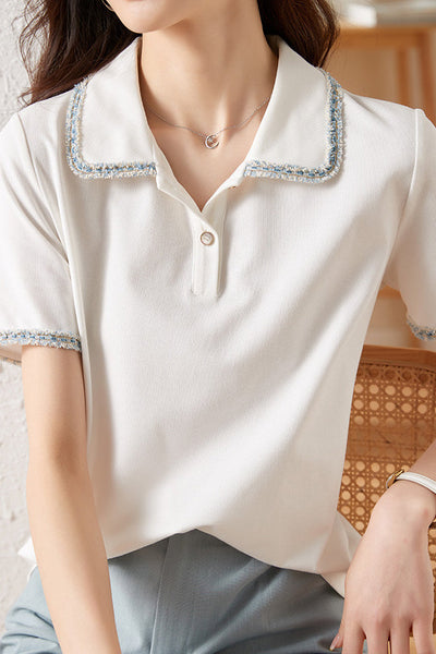 French Elegant Polo Shirt