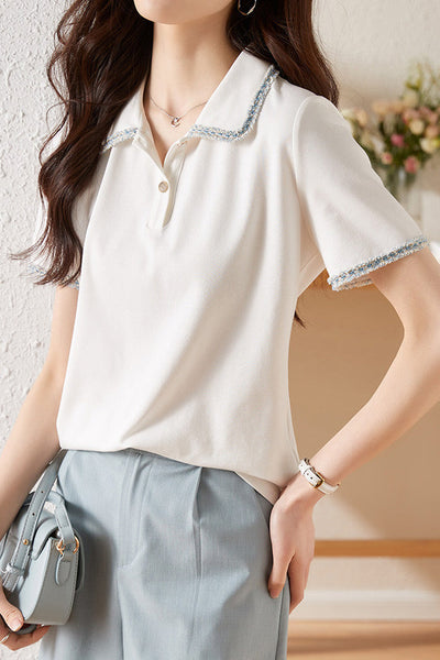French Elegant Polo Shirt