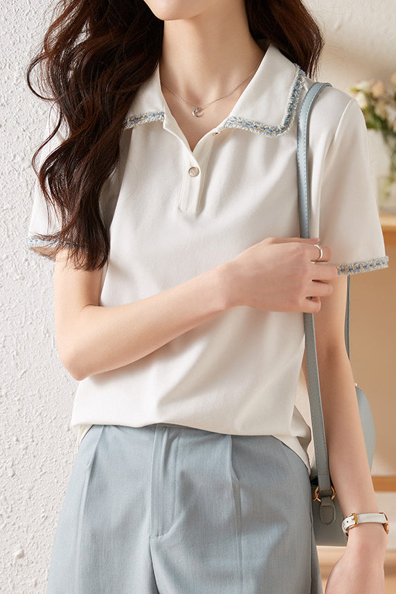 French Elegant Polo Shirt