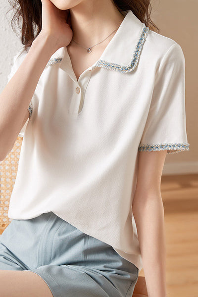 French Elegant Polo Shirt